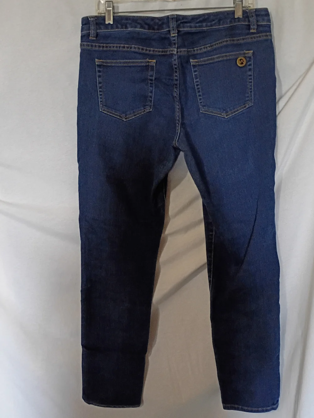 Michael Kors Women's Dark Blue Stretch Skinny Jeans